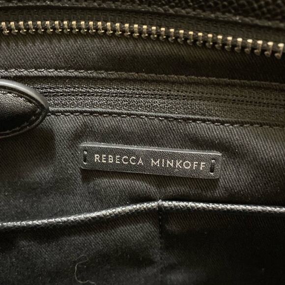 Rebecca Minkoff Large Leather Tote Black New - Picture 7 of 11